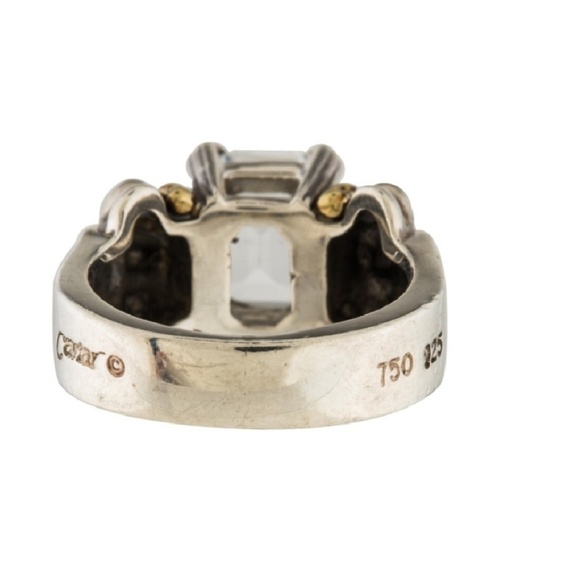 LAGOS jewelry caviar コンビリング 750 925 | bihareducationaltrust.com